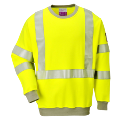 PWFR72 Flamskyddad Sweatshirt Varsel Portwest FR72 Klass 3