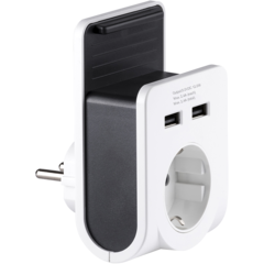 4000060231 Väggladdare USB 3680W Vit