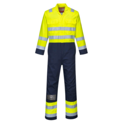 PWBIZ7YNXXL Flamskyddsoverall Varsel Portwest Bizflame BIZ7 Klass 3