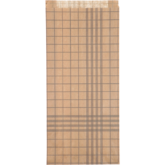 333711 Brödpåse 3kg 200/60x440mm Rutmönster