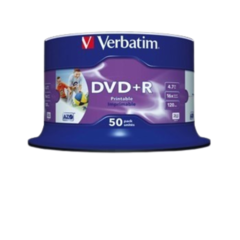 43512 Dvd+R 16Xwide Inkjet Printable