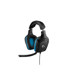 981000770 Gaming Headset Logitech G432 Over-Ear Läder Svart/Blå