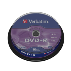 43498 Dvd+R 16X 4,7Gb Spindle (10)