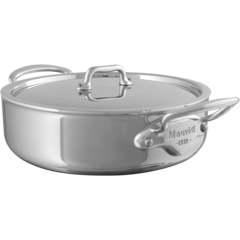 MVL19669 Gryta med stållock låg Mauviel Cook Style 5,7L
