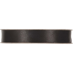 1474MX19 Satinband Dubbelsidig Svart 15mm x 50m
