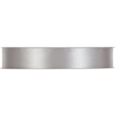 1474MX40 Satinband Dubbelsidig Silver 15mm x 50m