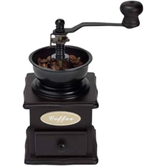 BI4416303 Kaffekvarn Svart Retro 18,3cm