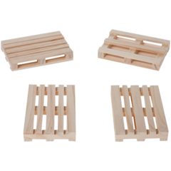 BI12514153 Minipall Cosy & Trendy 4-Set 12x8cm