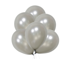 HED202253 Ballong metallic Silver 30cm