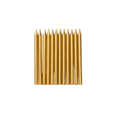 HED202270 DH95 Tårtljus Guld 12-pack