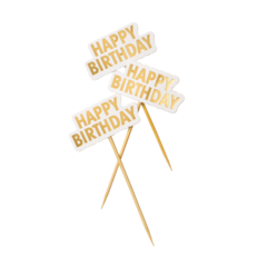 HED202359 DH95 Tårtdekoration guld