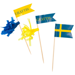 HED202549 DH95 Tårtdekoration Grattis