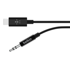 F7U079BT03BLK Kabel USB-C till Audio 0.9m