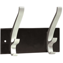 HA100340804 Klädkrok Cypres 2 Krokar Svart/Silver