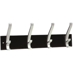 HA100340805 KlädKrok Cypress 4 Krokar Svart/Silver