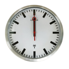 HA400124567 Väggklocka Station Ø35cm Grå