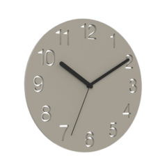 HA400165095 Väggklocka Hello Ø40cm Grå