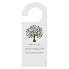 BB99000988 Skylt "Save Nature" Engelsk