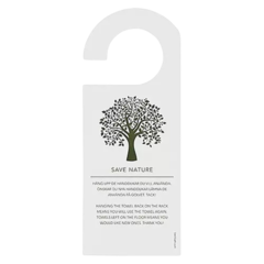 BB99000989 Skylt "Save Nature" Svensk/Eng