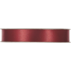 1474MX24 Satinband Dubbelsidig Bordeaux 15mm x 50m