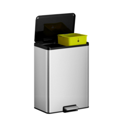 N82283011 Avfallskärl Rektangulär 15+15L