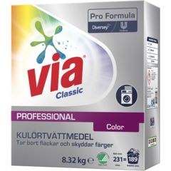 101100414 Vaskemiddel Via Pro Formula Color S 8,32kg