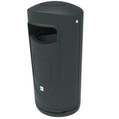 HYK514100 Dark Grey 85L Trash Bin