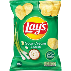 PVB10261404 Lay's Chips Sourcream & Onion 185g