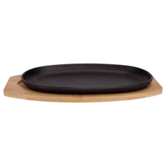 BI5916006 Gjutjärnsform med Träbas Cosy & Trendy 23,5x13,5cm