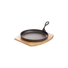 BIHE912 Gjutjärnstallrik med Träbas Cosy & Trendy Ø 22cm