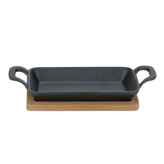 BIKP4648112 Gjutjärnsform med Träbas Cosy & Trendy 10x22,5cm