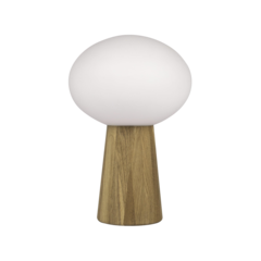 MS108409 Bordslampa Pater Oak/Vit