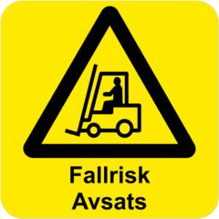 SKMX157 Golvdekal Fallrisk Avsats 410x410mm