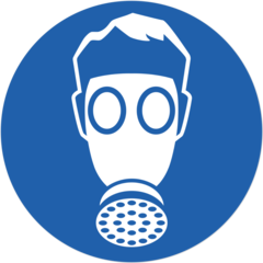 SKMX163 Golvdekal Andningsskydd Ø410mm