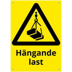 SKMX114 Skylt Hängande last 210x295mm