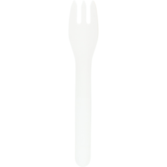 6969 Pappersgaffel Vit 155mm