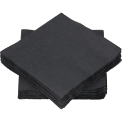 242442 Servett 2-Lags Svart 24x24cm