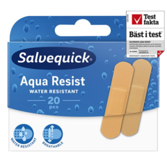 604224 Plaster Salvequick Aqua Resist 20-pak