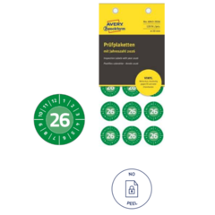 AN69452026 Inspektionsetikett Grön Ø30mm Avery 6945-2026