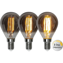 ST35585 Led-Lampa E14 Smoke 3-Steg