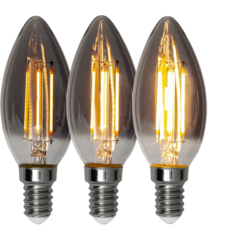 ST35586 LED-Lampa E14 Smoke 3-Steg