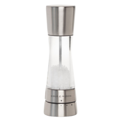 H59402G Cole & Mason Derwent Silver Salt Mill 19cm