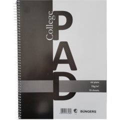 5334500003ER A4 Unruled Notepad 3-Pack