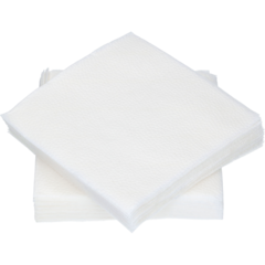 242439 Servett 1-Lag Vit 24x24cm