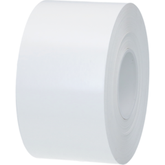 584003 Vågetikett Linerless 58mmx80m Permanent Vit Ø40mm
