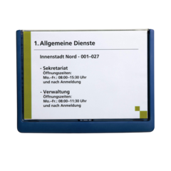 DU176 Dörrskylt Click Sign Durable A5 Liggande