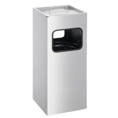 DU10 Durable Papperskorg med Askkopp 17L (Fyrkantig)