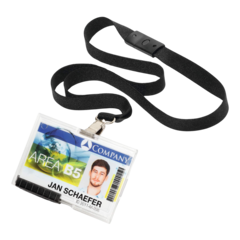 DU892701 Passerkorthållare Push Mono för 1 Kort med Halsband