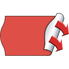 M30007361 Meto Permanent Price Tags 32x19mm Red