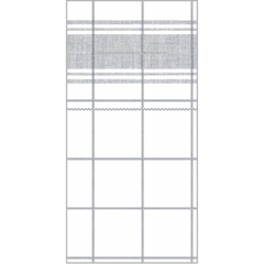 AM88496 Bestickservett Linclass Nadeem Grå 40x40cm